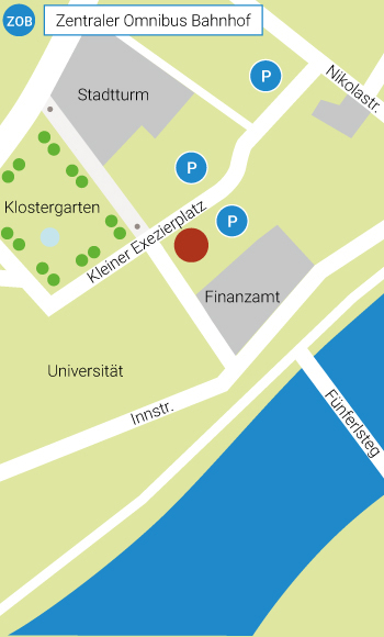 Anfahrtskizze Passau